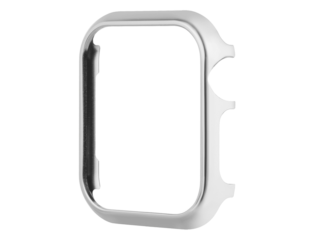 Apple Watch Series SE 2, 6, SE e 5 e 4, capa protetora de relógio oco espelhado de 40 mm (prata)