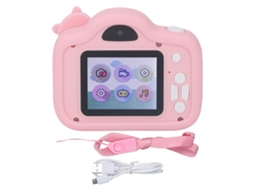 Mini Câmera Infantil Multifuncional, Tela Hd De 2,0 Polegadas, 2000 W Pixels, Filmadora Digital Fofa Para Crianças De 3 A 10 Anos Brilvibera