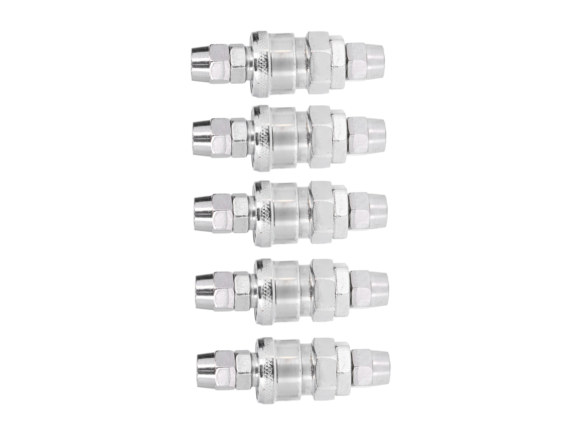 5 Conectores Rápidos Aéreos Aço Inox