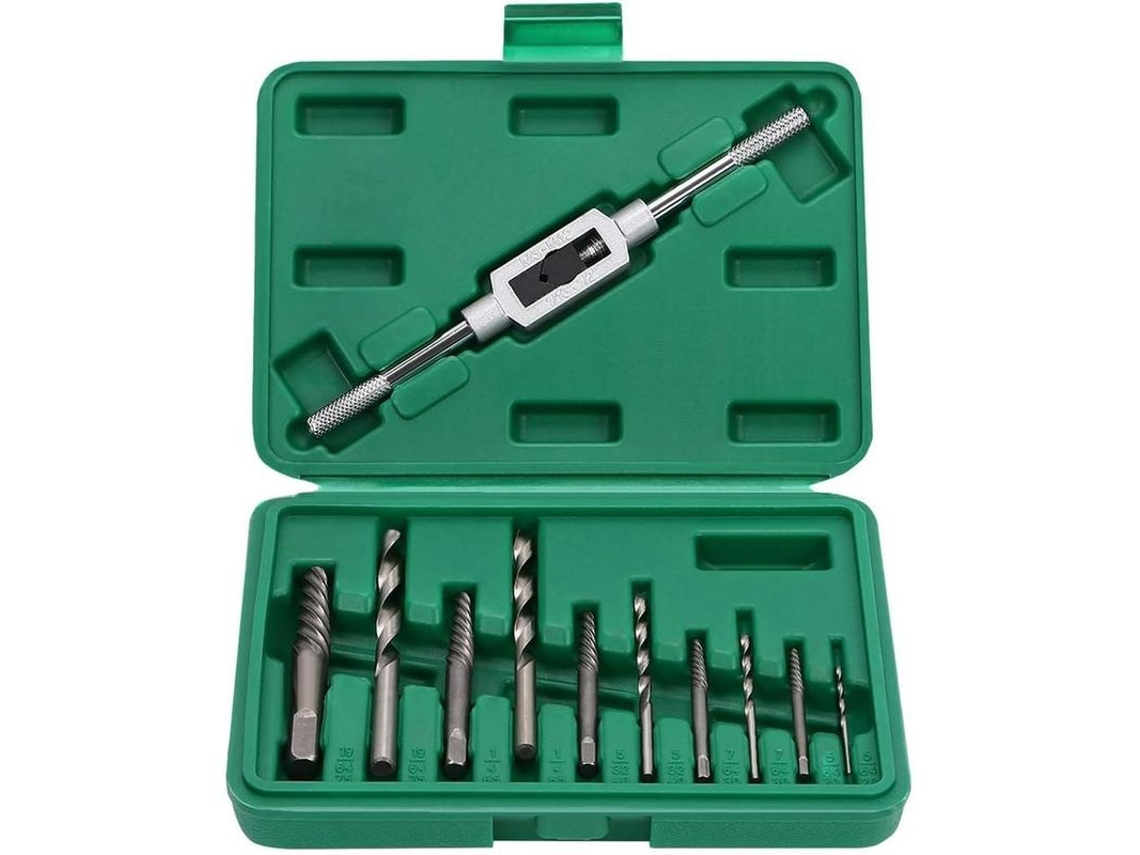 Extractor de Parafusos Rotos, 11 Piezas | S/MARCA
