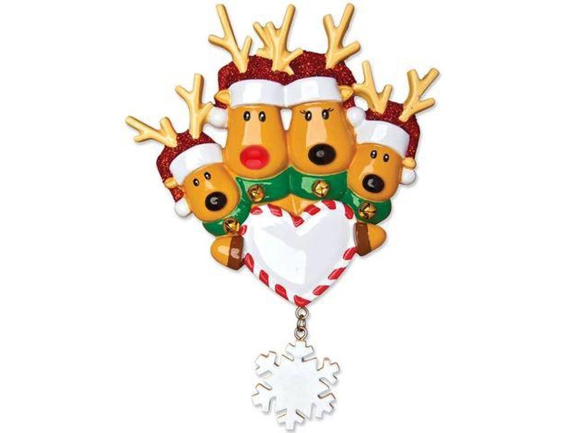 Ornament De Árvore De Natal Nome Personalizado Com Mensagem De Benção