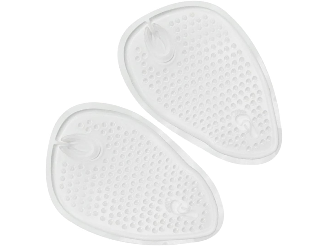 Palmilhas De Gel Collbath Para Calcanhares, 4 Almofadas Autoadesivas Respiráveis, Amortecimento Na Parte Frontal Do Pé