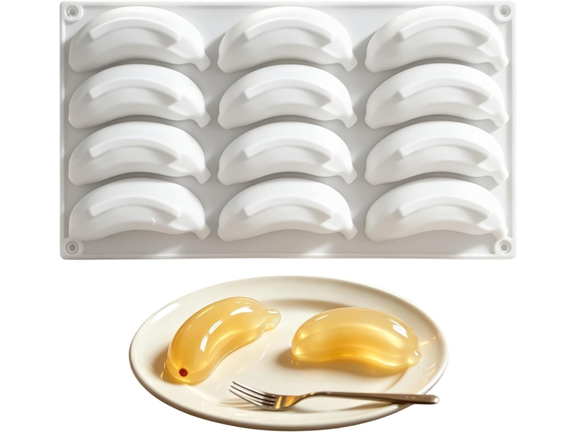 Formas De Silicone Para Assar Frutas E Sobremesas Com 12 Cavidades