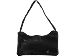 Mala Clutch Preta 22x13cm – Bolsa Noite