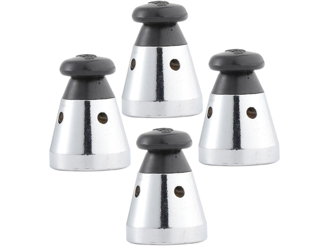 Conjunto De 4 Válvulas Alívio Pressão Em Aço Inoxidável Sosoport Para Panela Substituição Segura E Durável, Compatível