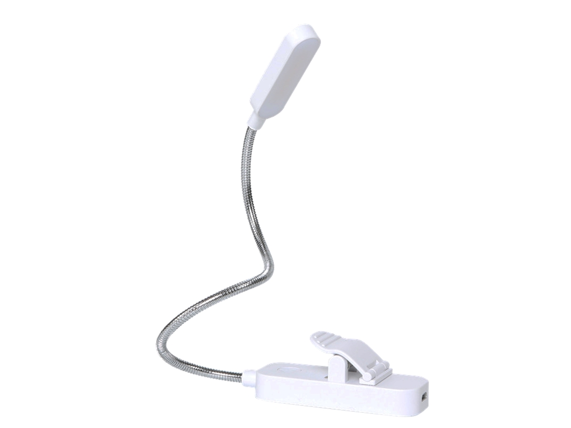 2026 luz de Leitura Flexível com Clip Led Recarregável Usb, Ajustável Sem Etapas, Anti piscada para Livros À Noite
