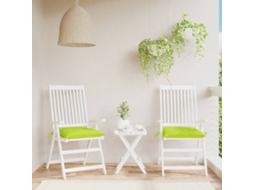Vidaxl Almofadões De Cadeira 2 Pcs Tecido Oxford Verde Brilhante