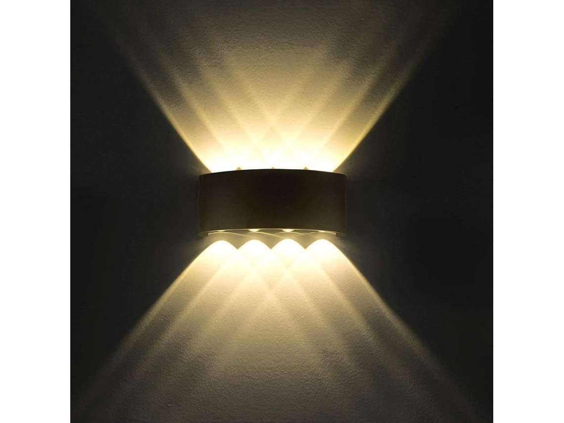 2026 lâmpada de Parede Led 8w Ip65 Alumínio Moderna Anticorrosiva Luz Quente Econômica de Energia Classe F