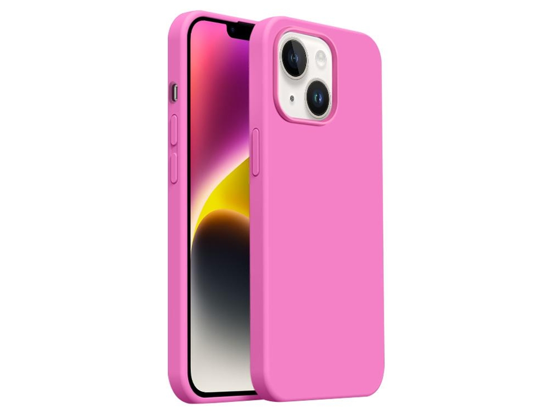 Capa De Silicone Líquido Ultra Fina Para Iphone 14 - Cobertura Total - Magsafe