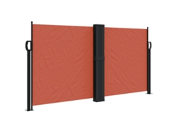 Retractable Side Awning, Retractable Side Awnings Vidaxl Laranja Poliéster (120 X 1200 Cm)