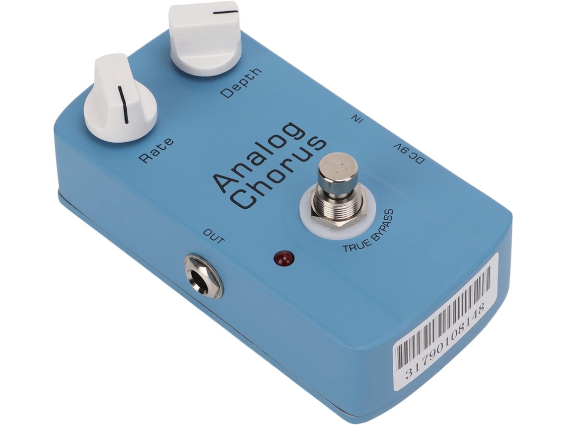 Pedal De Efeitos De Chorus Analógico Para Guitarra Com True Bypass