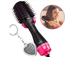 CS09605-2 em 1 íon de ar quente pente alisador encaracolado pente escova styler, alisador de cabelo elétrico curling ferro YWEI