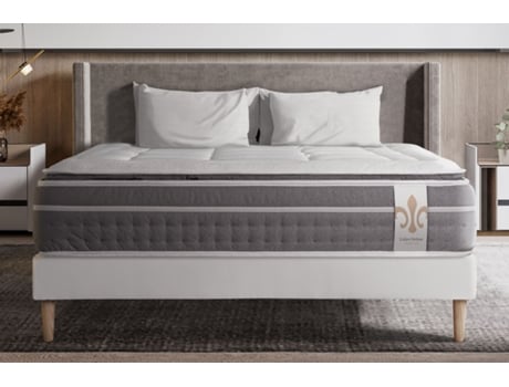 Colchão Base Trente LITIER_DELUXE_TRADITION Espuma com memória Branco (180x200cm)
