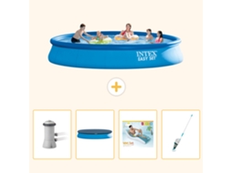 Intex Piscina Easy Set Redonda - 457x84 Cm - 5-peças S236