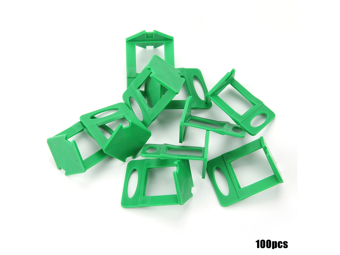 100 Piezas Clip De Nivelamento Para Azulejos Ferramenta De Azulejo Sistema De Nivelador De Solo E Parede (d07)