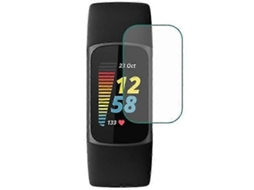 Lurelia Protetor De Ecrã Para Fitbit Charge 5, Pacote Com 3 Unidades, Transparente, Anti-riscos