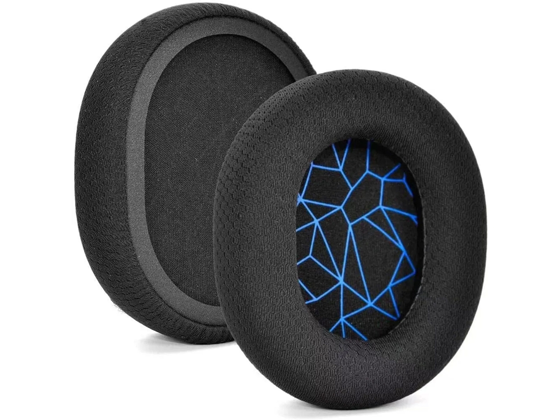 Set 2 Almofadas Zruxe Para Auscultadores Steelseries Arctis 3/5/7/9/1/pro Wireless, Preto Rede, Azul