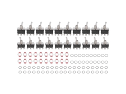 Interruptor Toggle Berm Bem1321 Led 20pcs 6 Pés 2 Níveis Onon 15a 250vac Componentes Elétricos Industriais