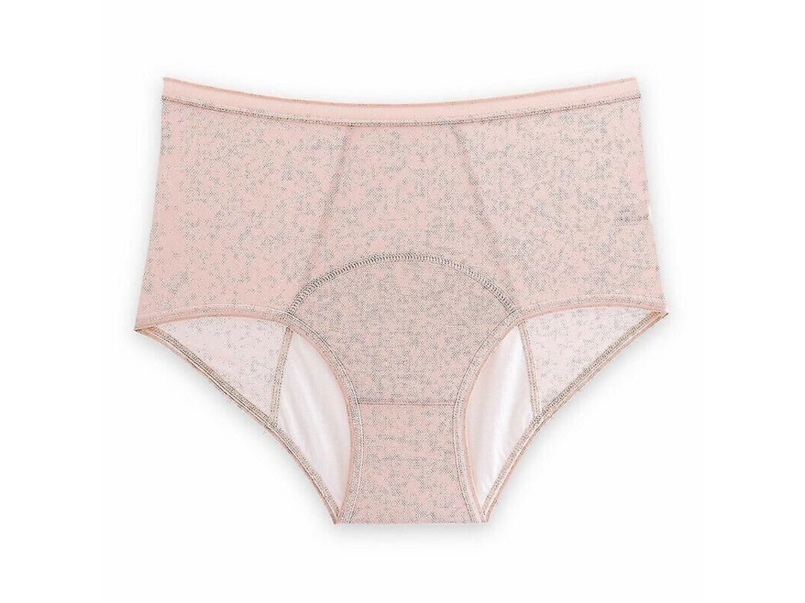 Calcinha Antiderramamento de Seda de Gelo Cinza Plus Size | S/MARCA