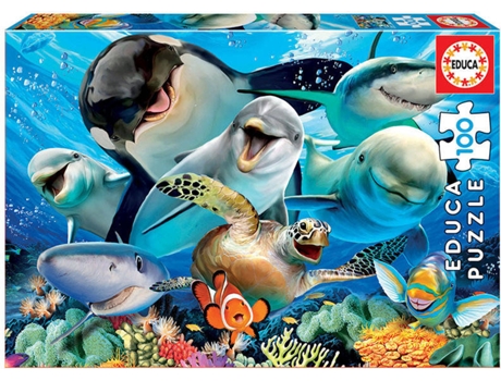 Puzzle  Selfie Debaixo de Agua (100 Peças)