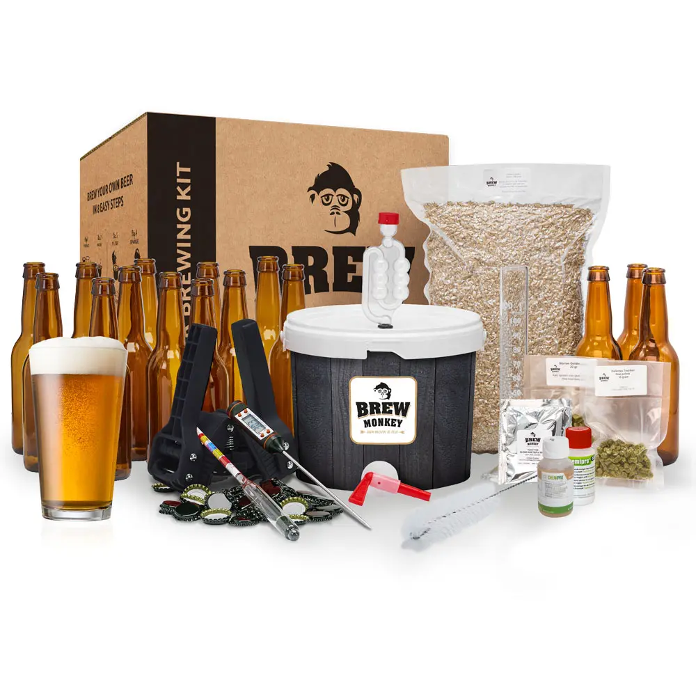 Kit Para Fabrico De Cerveja Prémio Cerveja Ipa 5 Litros Brew Monkey®