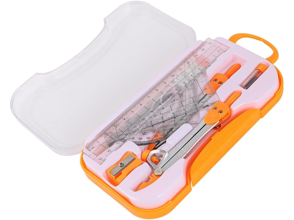 Conjunto de réguas de plástico para matemática e desenvolvimento, réguas aleatórias para estudantes, adequadas para o desenvolvimento infantil.