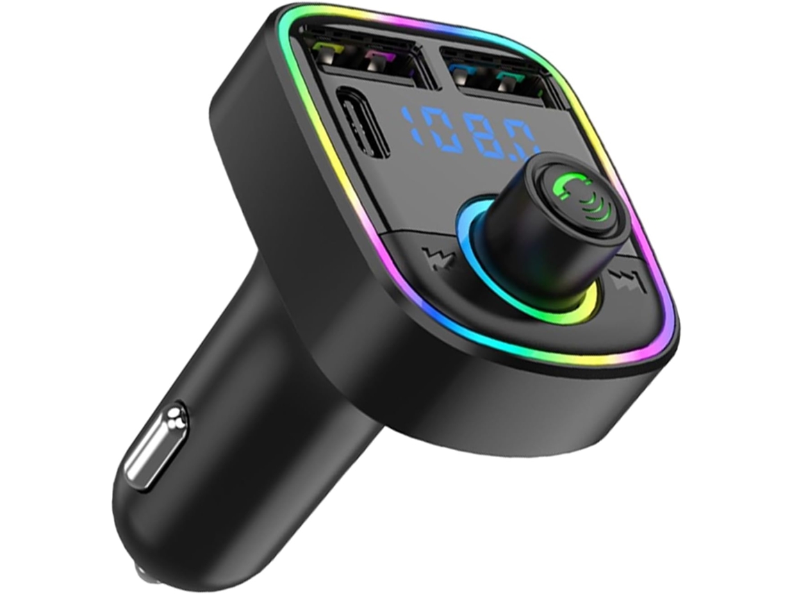 Transmissor de rádio para carro com cancelamento de ruído, plug-and-play