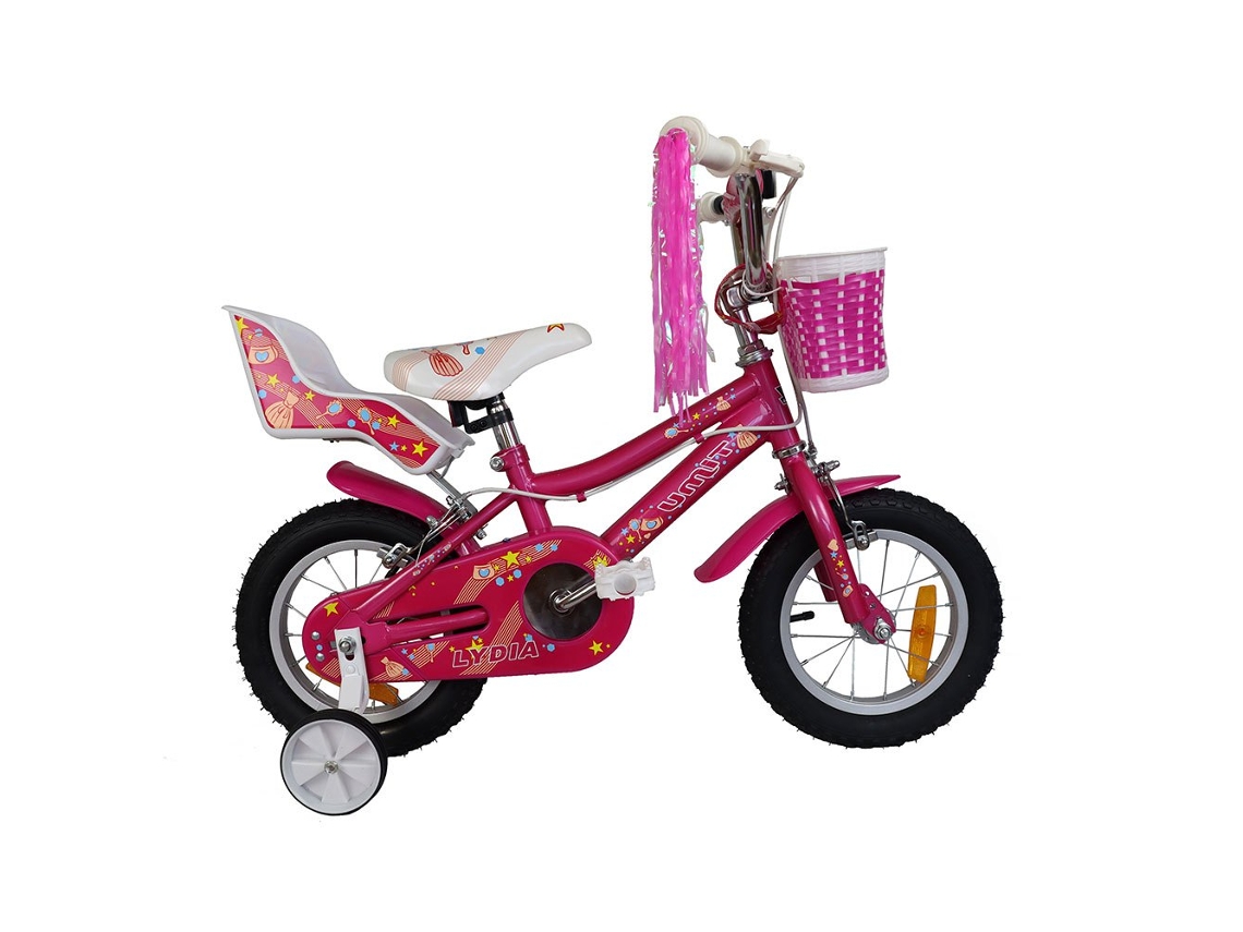 Bicicleta Lydia 12´´ Rosa Rapazumit