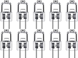 Lurelia Pack De 10 Lâmpadas Halógenas G4 20w 12v 2700k, Branco Quente, Regulável, Sem Cintilação