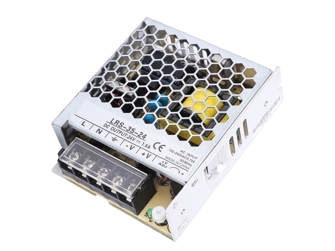 Fonte De Alimentação Chaveada Berm Com Indicador Led, Driver 35w, 85~264vac, Modelo Lrs-35-24.