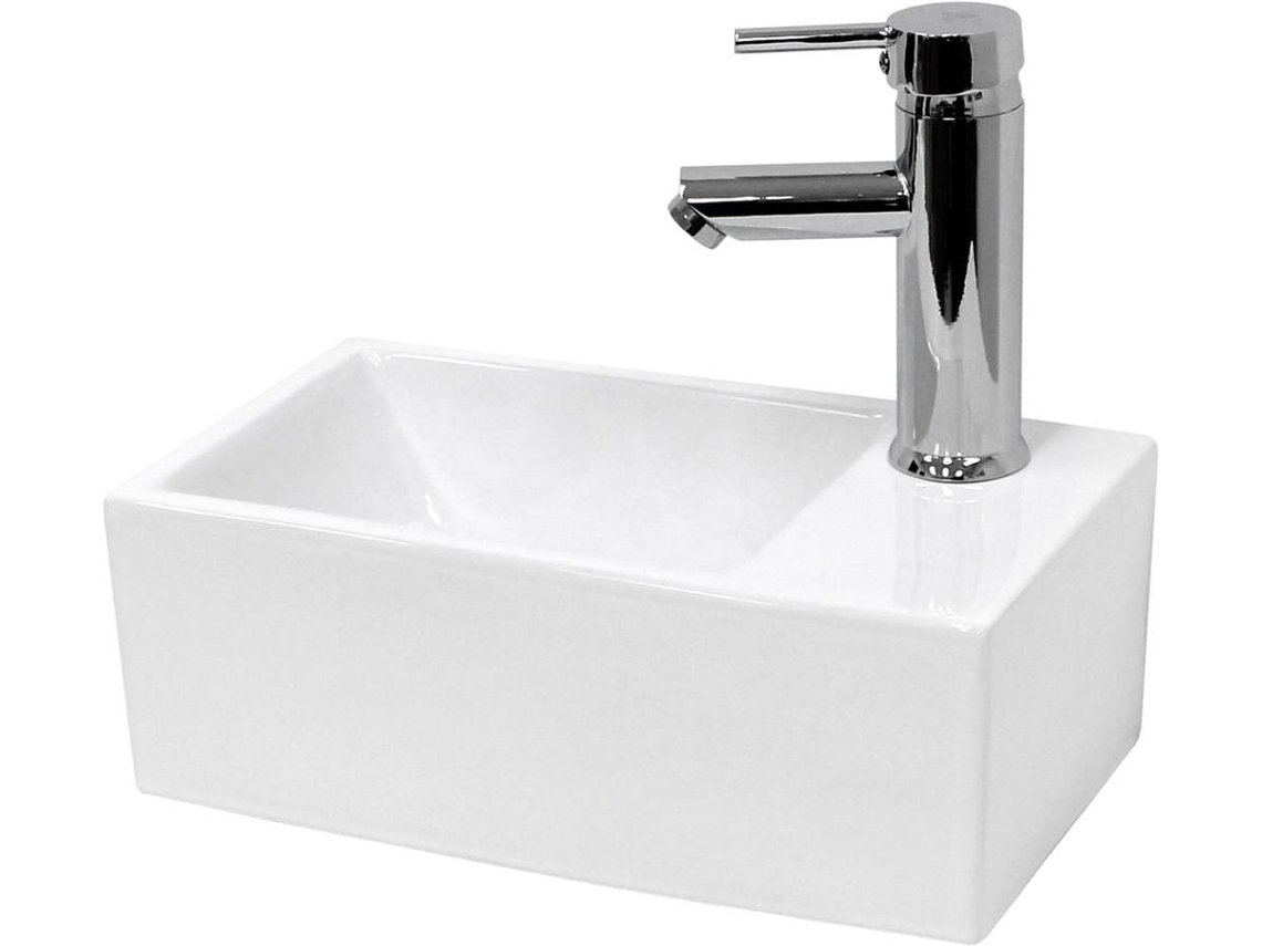 Lavatório ECD (Branco - Cerâmica - 350x205x125 mm)