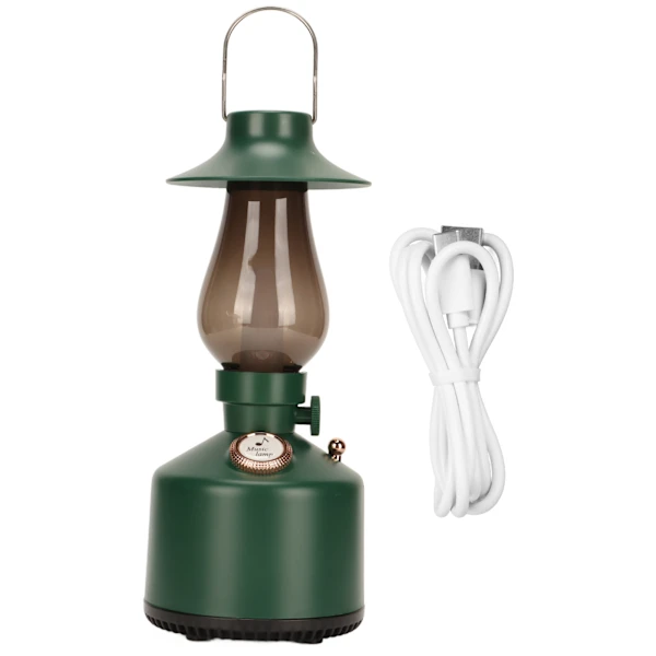 Caixa de Som Bluetooth Retrô Portátil, Verde AQUAFORGE