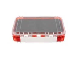 Tray de Iscas de Pesca com Divisórias Vermelha