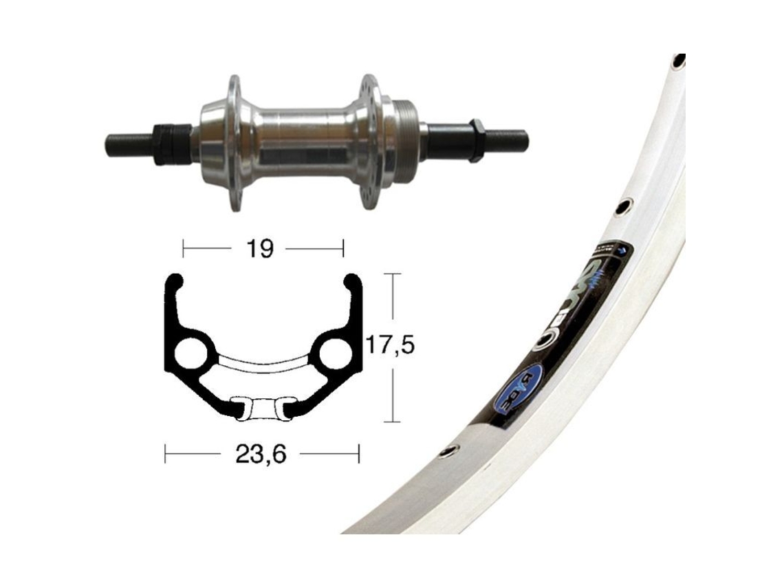 Roda Da Bicicleta WIENER Winora Zac 19 32 Tr 100