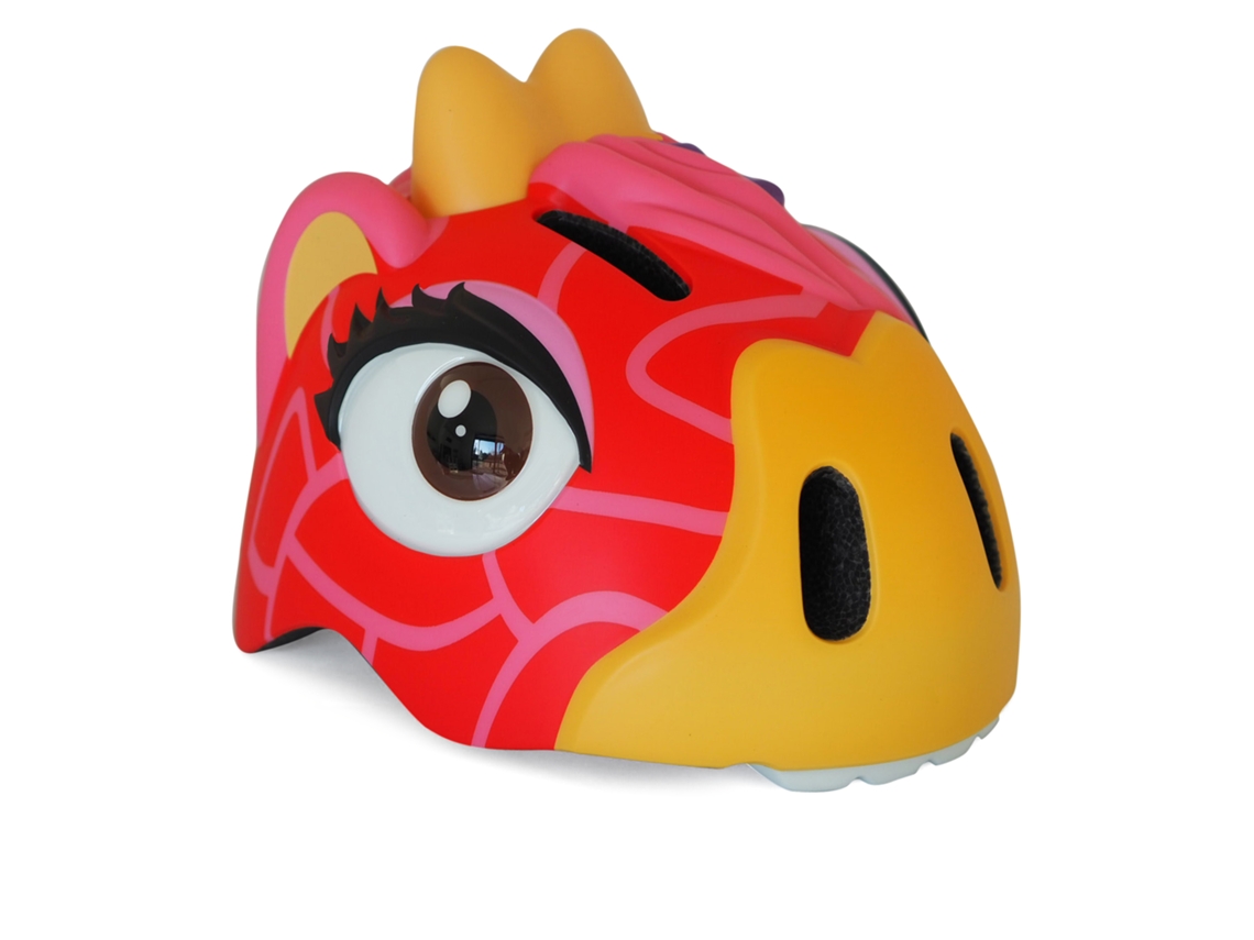 Capacete Infantil CRAZY SAFETY Girafa Vermelha EN1078 Certificado