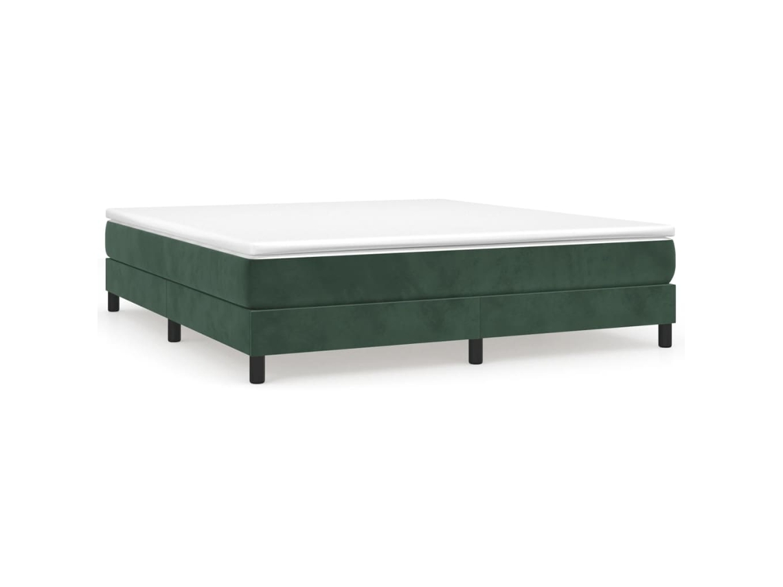 Box Spring Bed, Box Spring Beds Vidaxl Verde Veludo (180 X 200 Cm)