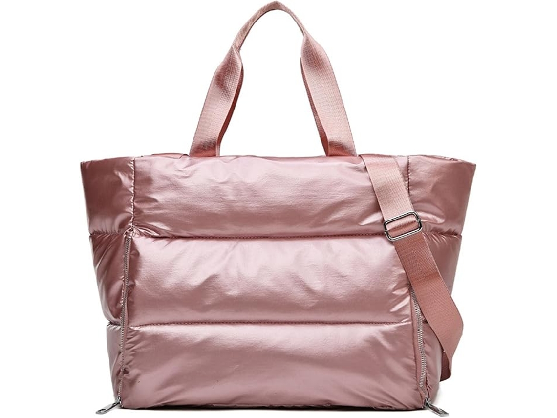 Bolsa AQUAFORGE de Viagem, Leve, Acolchoada, Zíper, Rosa