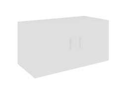 Wall Mounted Cabinet, Wall Mounted Cabinets Vidaxl Branco Madeira Processada (n/a)