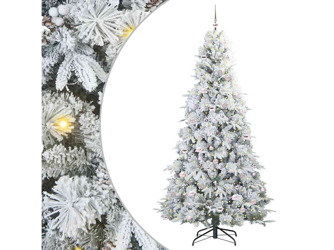 Decoração De Natal Vidaxl Verde Plástico (240 Cm)