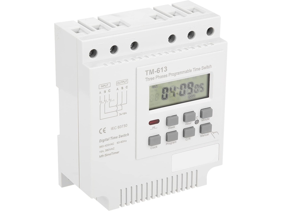 Tm-163 Interruptor Temporizador De Energia Programável Semanal