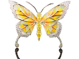 Broche De Borboleta Em Zircônia Esmaltada, Elegante E Sofisticado, Para Um Toque De Moda E Estilo