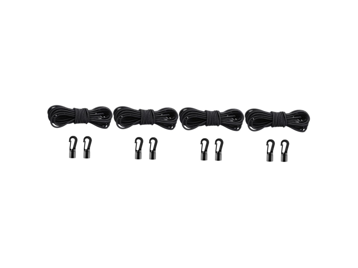 Conjunto De 4 Peças De Corda Para Barco Com Cordão Elástico, Alças E Bolas Elásticas.