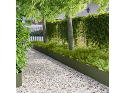 Vidaxl Acabamento Para Gramado 30 Unid. 100 X 30 Cm Aço Verde-azeitona
