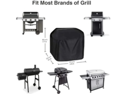 Tampa Retangular para Churrasco * ZYBLSSBB (145x61x117 Cm)