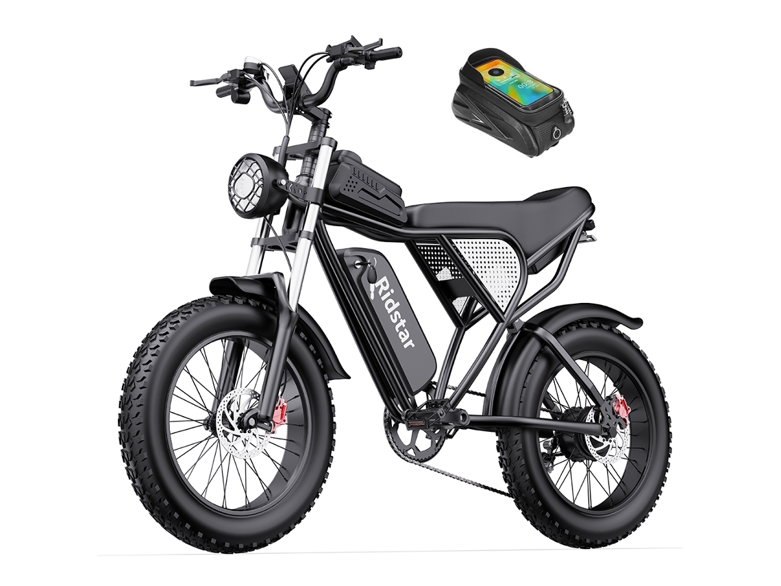 Bicicleta Eléctrica Ridstar Q20 1500w 48v 20ah 50km/h Fat Tire Ebike