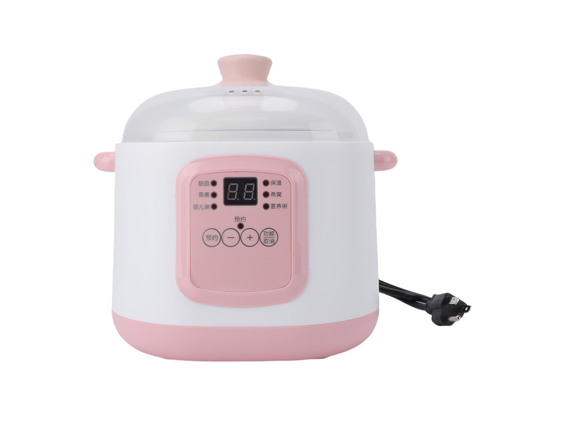 Panela Elétrica Cerâmica Programável Laxiscreed 110v Para Preparar Comida De Bebê
