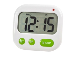 Lurelia Despertador Digital Com Bateria Recarregável, Vibração, Azul