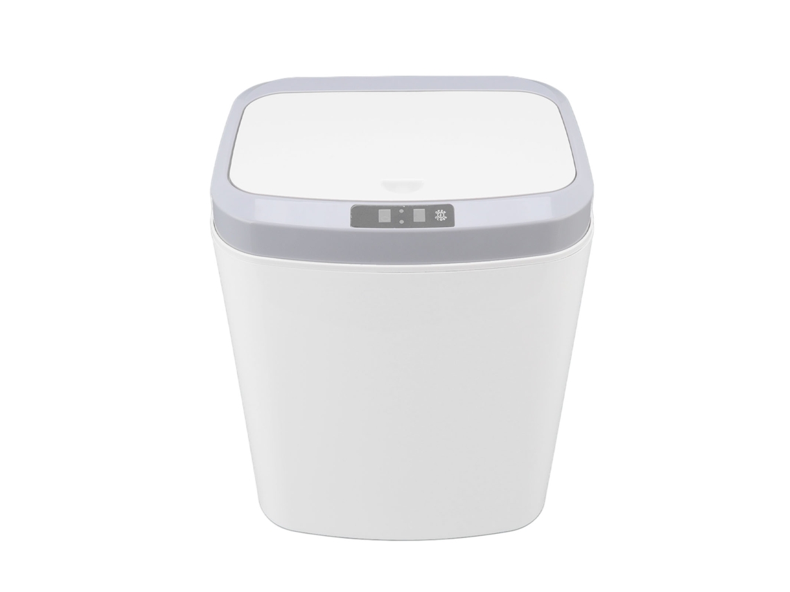 Lixeira Automática Inteligente 16l com Sensor Touchless para Cozinha e Banheiro Branco | S/MARCA