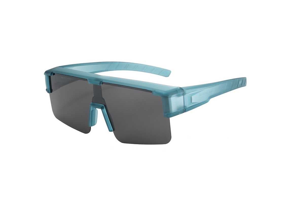 Óculos Polarizados Envolventes Com Proteção Uv,para Condução, Ciclismo E Pesca Unissexo Moldura Verde Hexinyigjly