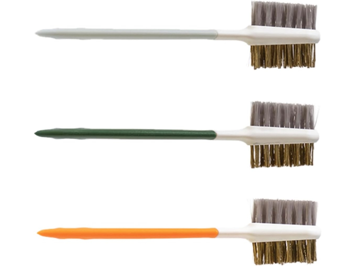 Conjunto De 3 Escovas De Limpeza Em Pp Para Coifas E Fogões, Peças Únicas, Alta Resistência.